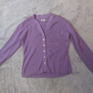 Trendy sweater cropped purple